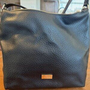 Kate Spade NWT Pebbled Leather Black Shoulder Bag